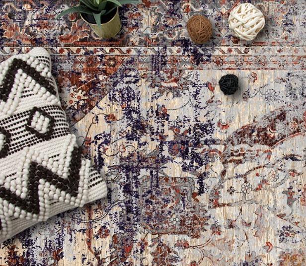 3D Turkish Persian Pattern Non-Slip Rug Mat 22- Jess Art Decoration