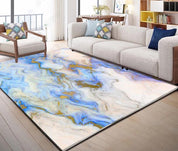 3D Blue Marble Texture Non-Slip Rug Mat 41- Jess Art Decoration