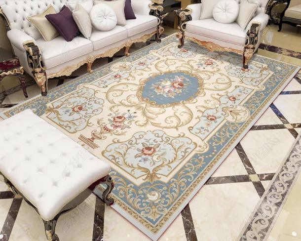 3D European Floral Pattern Non-Slip Rug Mat 41- Jess Art Decoration