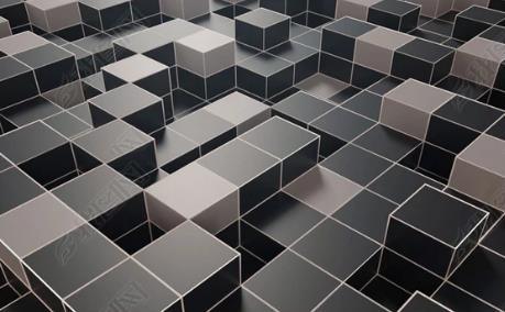 3D Abstract Black Geometric Pattern Wall Non-Slip Rug Mat 269- Jess Art Decoration