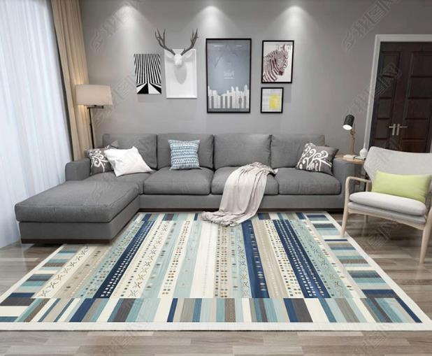 3D Nordic National Style Non-Slip Rug Mat 121- Jess Art Decoration