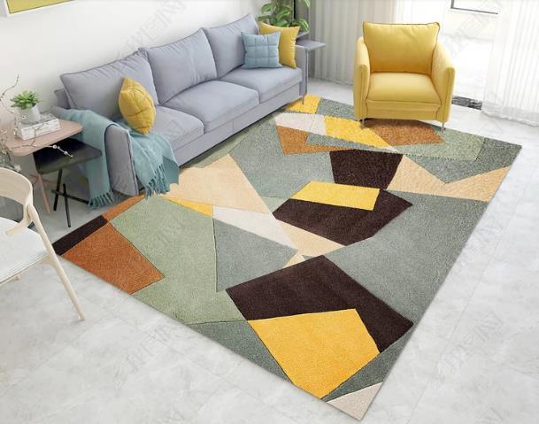 3D Abstract Color Geometry Non-Slip Rug Mat 139- Jess Art Decoration