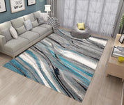 3D Abstract Grey Geometric Pattern Non-Slip Rug Mat 15- Jess Art Decoration