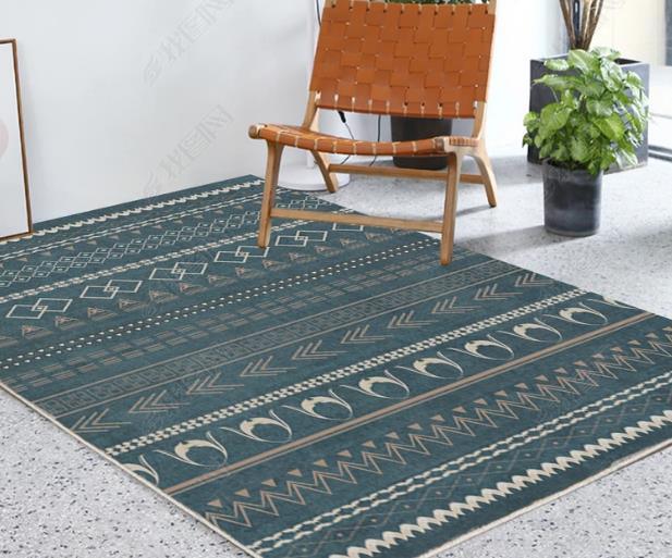 3D Abstract National Geometric Pattern Non-Slip Rug Mat 78- Jess Art Decoration