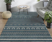 3D Abstract National Geometric Pattern Non-Slip Rug Mat 78- Jess Art Decoration