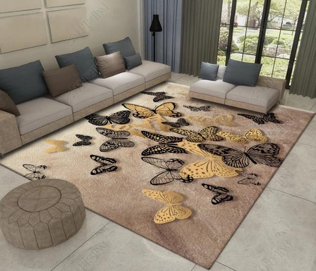 3D Hand Painted Butterfly Non-Slip Rug Mat 17- Jess Art Decoration