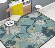 3D Hand Painted Green Flowers Non-Slip Rug Mat 57- Jess Art Decoration