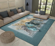 3D Tropical Green Leaves Non-Slip Rug Mat 2- Jess Art Decoration