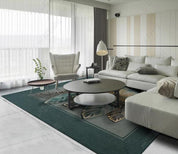 3D Tropical Green Leaves Non-Slip Rug Mat 2- Jess Art Decoration