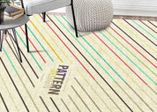 3D Abstract Color Line Non-Slip Rug Mat 5- Jess Art Decoration