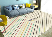 3D Abstract Color Line Non-Slip Rug Mat 5- Jess Art Decoration