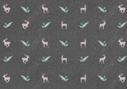 3D Grey Elk Green Plant Non-Slip Rug Mat 109- Jess Art Decoration