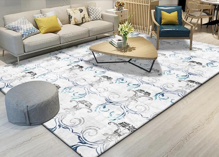 3D European Floral Pattern Non-Slip Rug Mat 121- Jess Art Decoration