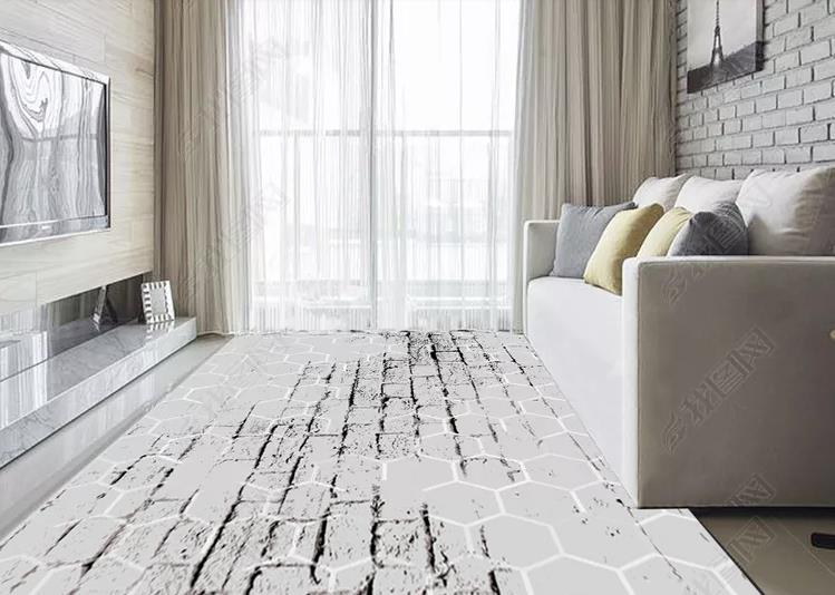 3D Retro Brick Wall Pattern Non-Slip Rug Mat 53- Jess Art Decoration