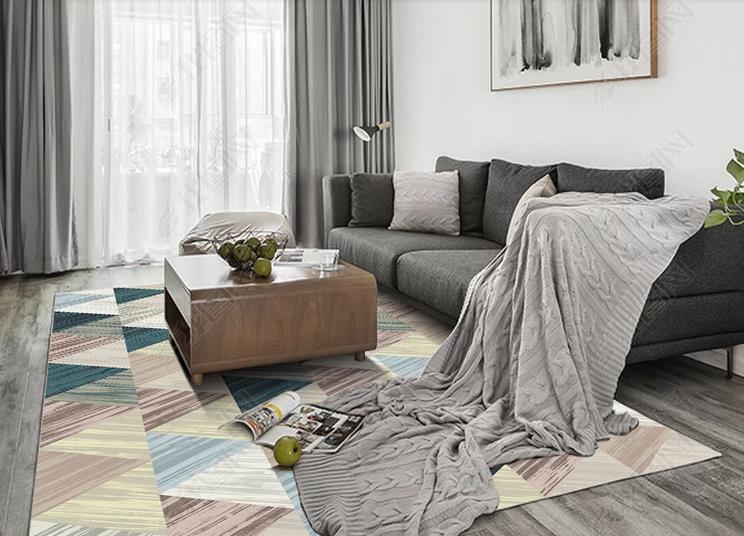 3D Abstract Geometric Triangle Non-Slip Rug Mat 239- Jess Art Decoration