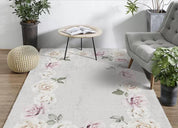 3D Vintage Rose Pattern Non-Slip Rug Mat 127- Jess Art Decoration