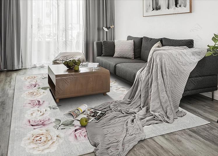 3D Vintage Rose Pattern Non-Slip Rug Mat 127- Jess Art Decoration