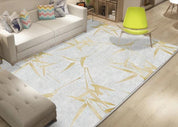 3D Hand Painted Golden Bamboo Non-Slip Rug Mat 78- Jess Art Decoration