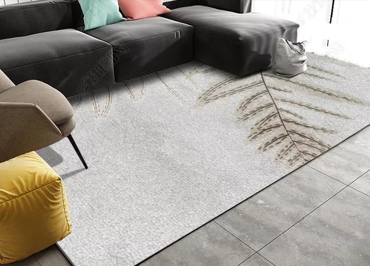 3D Hand Painted Leaf Non-Slip Rug Mat 64- Jess Art Decoration