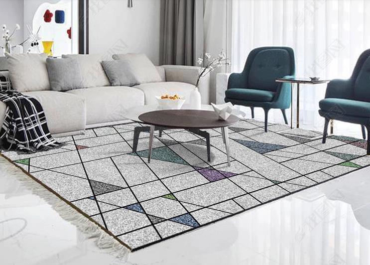 3D Abstract Geometric Triangle Non-Slip Rug Mat 8- Jess Art Decoration