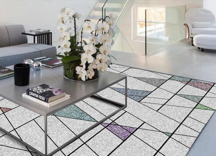 3D Abstract Geometric Triangle Non-Slip Rug Mat 8- Jess Art Decoration
