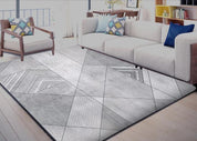 3D Simple Grey Pattern Non-Slip Rug Mat 289- Jess Art Decoration