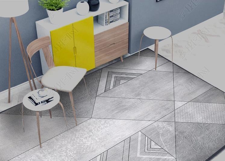 3D Simple Grey Pattern Non-Slip Rug Mat 289- Jess Art Decoration