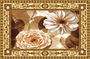 3D Vintage Gold Flowers Non-Slip Rug Mat 120- Jess Art Decoration