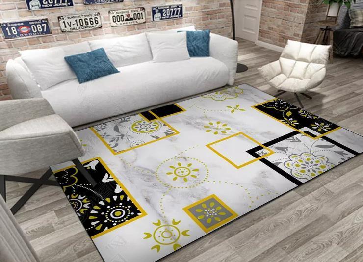 3D Abstract Nordic Pattern Non-Slip Rug Mat 251- Jess Art Decoration