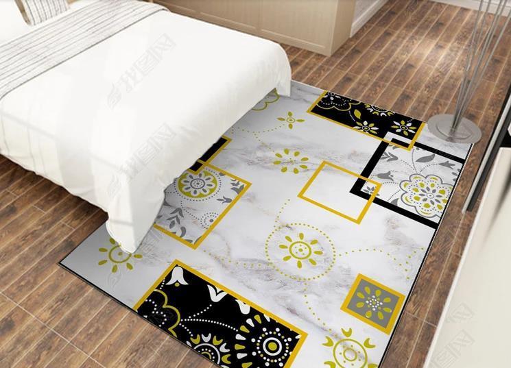 3D Abstract Nordic Pattern Non-Slip Rug Mat 251- Jess Art Decoration