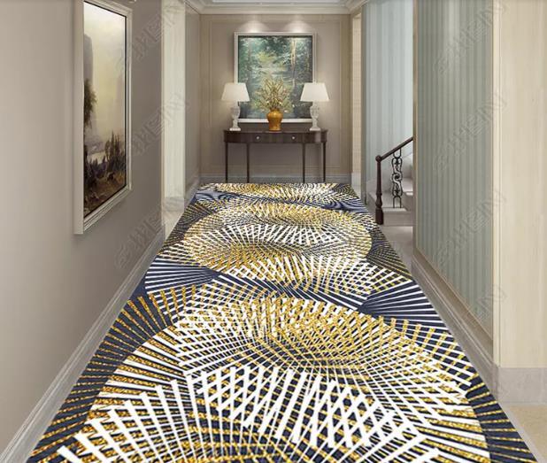 3D Abstract Geometric Circle Non-Slip Rug Mat 213- Jess Art Decoration