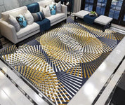 3D Abstract Geometric Circle Non-Slip Rug Mat 213- Jess Art Decoration