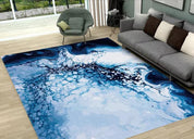 3D Abstract Blue Pattern Non-Slip Rug Mat 278- Jess Art Decoration