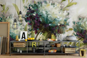 3D Hand Drawn Retro Small Floral Abstract Oil Painting Wall Mural Wallpaper GD 1360- Jess Art Decoration