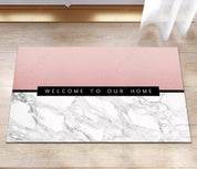 3D Pink Marble Non-Slip Rug Mat 217- Jess Art Decoration