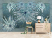 3D Blue Floral Wall Mural Wallpaper 169- Jess Art Decoration