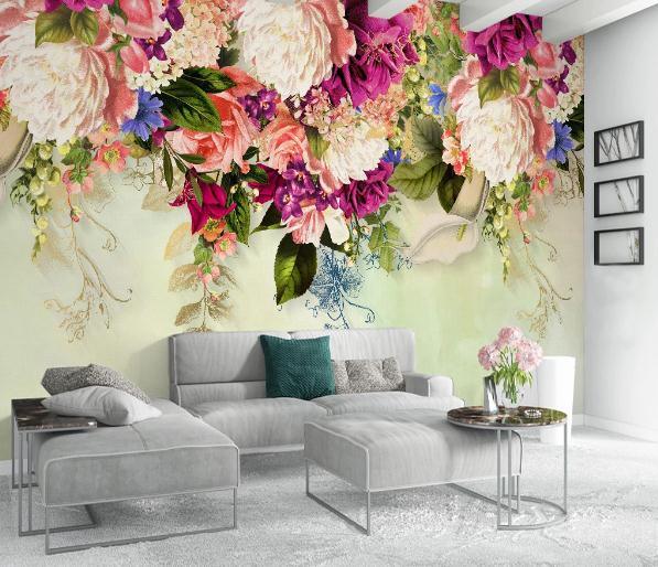 3D Floral Wall Mural Wallpaper 402- Jess Art Decoration