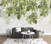 3D Green Tropical Leaves Wall Mural Wallpaper 465- Jess Art Decoration