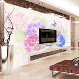 3D Hydrangea Wall Mural Wallpaper 317- Jess Art Decoration