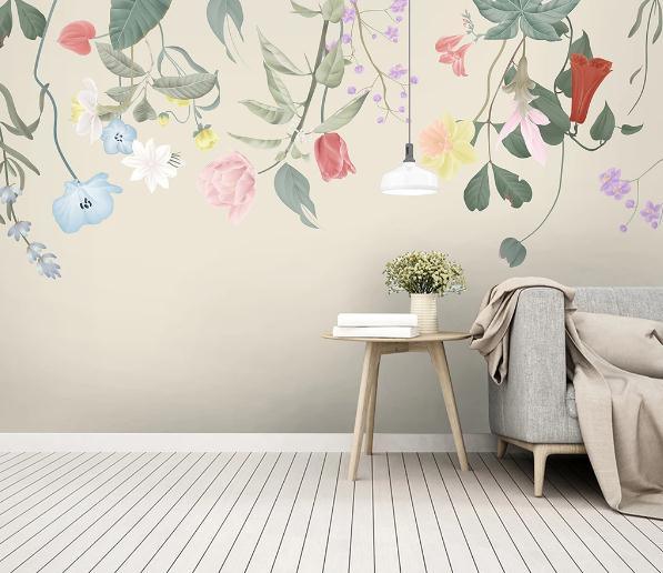 3D Floral Plants Leaves Wall Mural Wallpaper 145- Jess Art Decoration