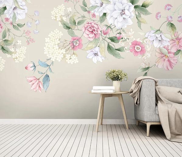 3D Floral Plants Wall Mural Wallpaper 357- Jess Art Decoration