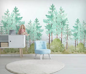 3D Green Forest Plants Wall Mural Wallpaper 197- Jess Art Decoration