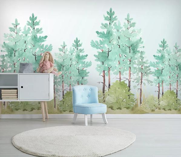 3D Green Forest Plants Wall Mural Wallpaper 197- Jess Art Decoration