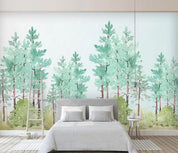 3D Green Forest Plants Wall Mural Wallpaper 197- Jess Art Decoration