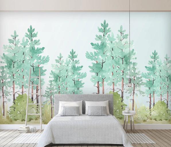3D Green Forest Plants Wall Mural Wallpaper 197- Jess Art Decoration