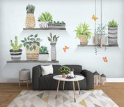 3D Cactus Plants Wall Mural Wallpaper 160- Jess Art Decoration
