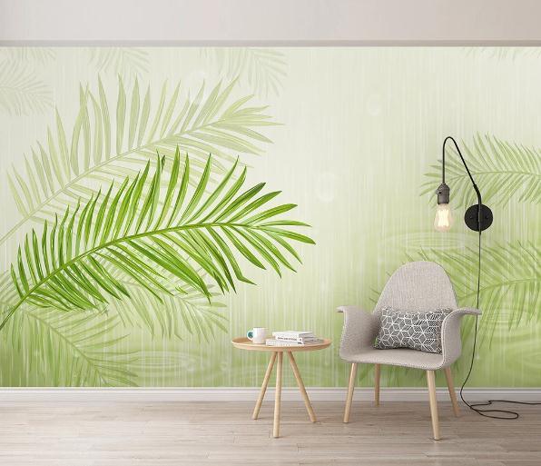 3D Green Leaves Wall Mural Wallpaper 312- Jess Art Decoration