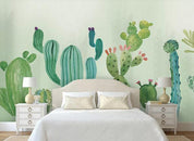3D Cactus Wall Mural Wallpaper 369- Jess Art Decoration