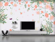 3D Floral Leaves Wall Mural Wallpaper 307- Jess Art Decoration