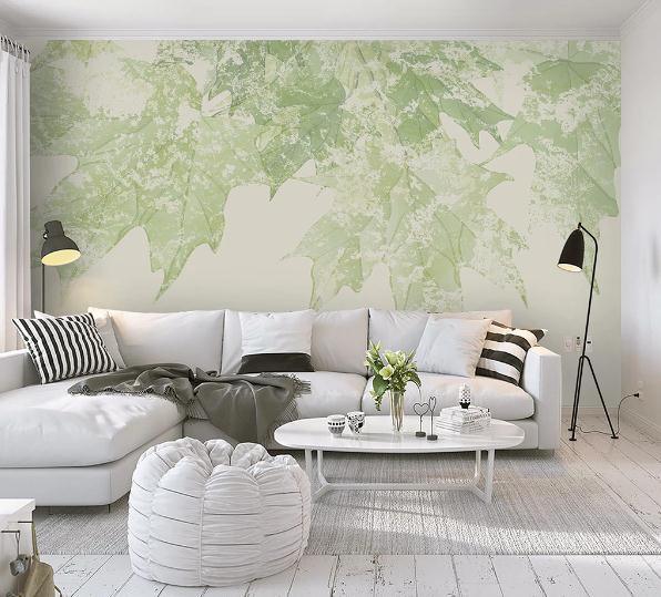 3D Green Leaves Wall Mural Wallpaper 198- Jess Art Decoration